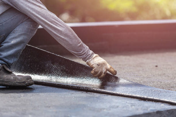 Professional Basement Waterproofing technician working in Circle Pines, MN